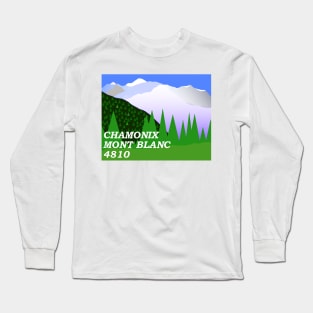 Chamonix Mont Blanc Long Sleeve T-Shirt